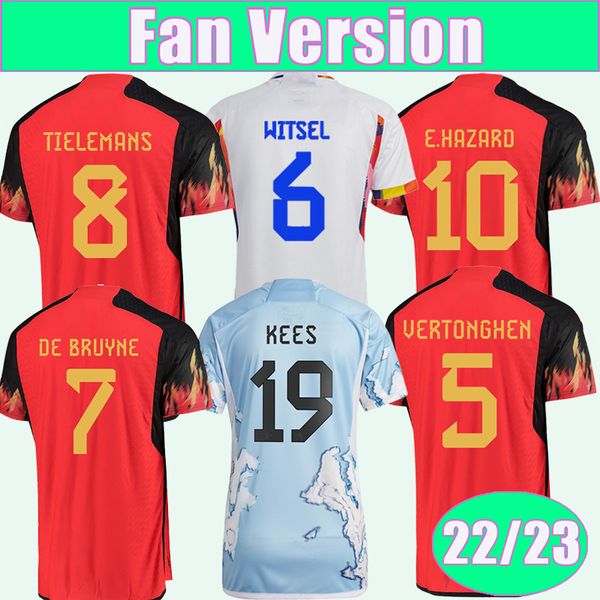 22 23 de bruyne mens soccer jerseys national team e. hazard alderweireld mertens witsel home away football shirts uniforms, Black
22 23 de bruyne mens soccer jerseys national team e. hazard alderweireld mertens witsel home away football shirts uniforms, Black