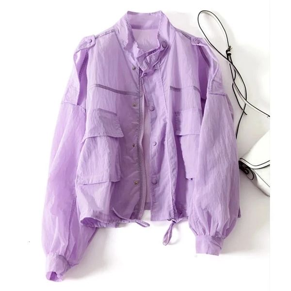 women's jackets summer korean sun protection clothing coat women uv-proof thin loose casual female pocket windbreaker jacket lady 2304, Black;brown
women's jackets summer korean sun protection clothing coat women uv-proof thin loose casual female pocket windbreaker jacket lady 2304, Black;brown