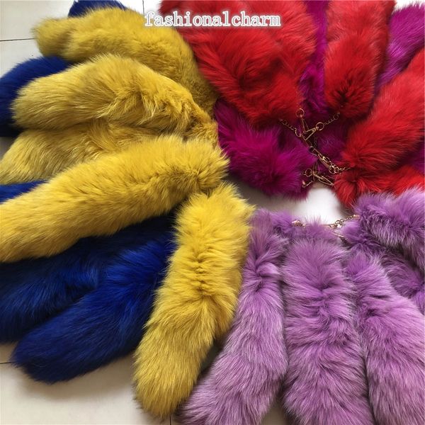 10pcs/lot- 40cm/16" real fox fur tail dyed from natural blue fox fur tail keychain costume cosplay toys bag pendant, Silver
10pcs/lot- 40cm/16" real fox fur tail dyed from natural blue fox fur tail keychain costume cosplay toys bag pendant, Silver