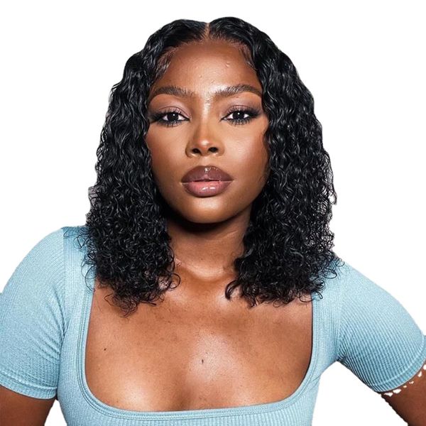 loose deep kinky curly bob t lace front human hair wig for women brazilian remy hair ombre blonde glueless jerry curl wig, Black;brown
loose deep kinky curly bob t lace front human hair wig for women brazilian remy hair ombre blonde glueless jerry curl wig, Black;brown