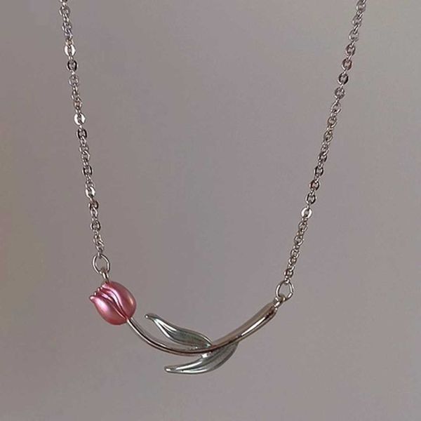 pendant necklaces vintage elegant tulip flower necklace y2k aesthetic jewelry for women mom girls korean fashion accessories wedding chokers, Silver
pendant necklaces vintage elegant tulip flower necklace y2k aesthetic jewelry for women mom girls korean fashion accessories wedding chokers, Silver