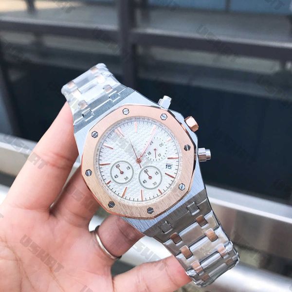 brand original fashion quartz watch men's casual steel band multifunctional calendar chronograph, Slivery;black
brand original fashion quartz watch men's casual steel band multifunctional calendar chronograph, Slivery;black