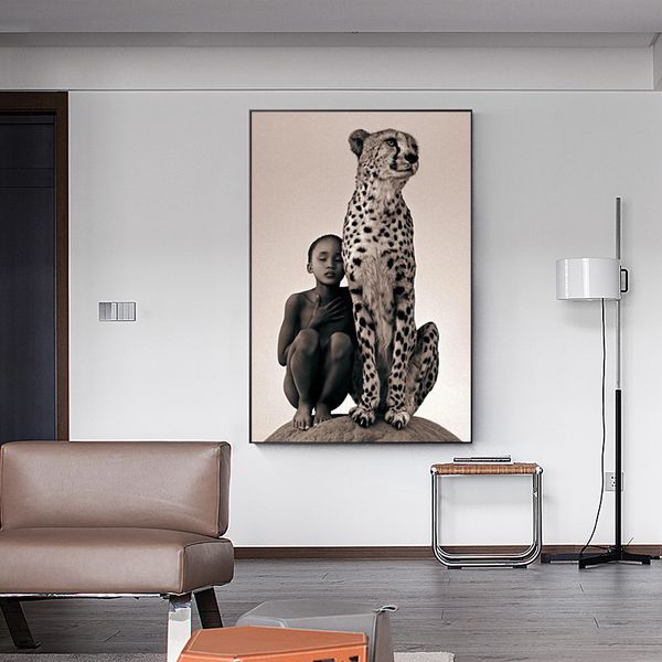 abstract black kid and leopard home decor canvas painting modern print posters wall art pictures cuadros living room home decor
abstract black kid and leopard home decor canvas painting modern print posters wall art pictures cuadros living room home decor