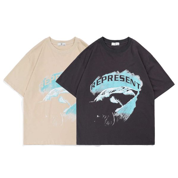 2023 fashion men's and women's t shirts uk high street brand representative life small american summer cotton loose couple short s, White
2023 fashion men's and women's t shirts uk high street brand representative life small american summer cotton loose couple short s, White