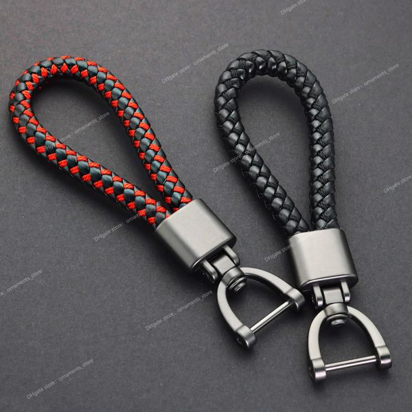 hand woven leather car keychain detachable metal 360 degree rotating horseshoe buckle key chain for men gift k393 fashion jewelrykey chains, Silver
hand woven leather car keychain detachable metal 360 degree rotating horseshoe buckle key chain for men gift k393 fashion jewelrykey chains, Silver
