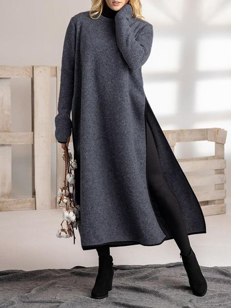 dresses spring sundress long pullover autumn sweatshirt dress vonda 2022 women solid dress split long robe vestidos femininas oversized, Black;gray
dresses spring sundress long pullover autumn sweatshirt dress vonda 2022 women solid dress split long robe vestidos femininas oversized, Black;gray