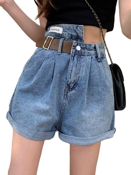 jeans casual denim shorts 2022 summer new high waist thin loose irregular denim shorts korean fashion women's clothing, Blue
jeans casual denim shorts 2022 summer new high waist thin loose irregular denim shorts korean fashion women's clothing, Blue