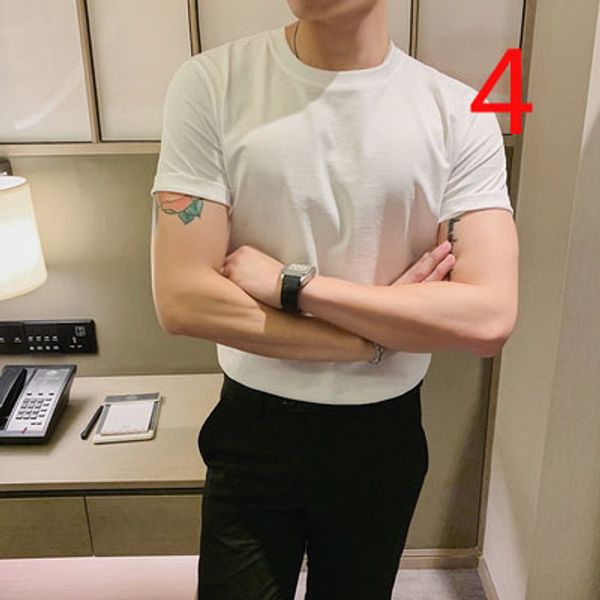 men's t-shirts t-shirt cotton clothes trend half-sleeved brand summer 230414, White;black
men's t-shirts t-shirt cotton clothes trend half-sleeved brand summer 230414, White;black