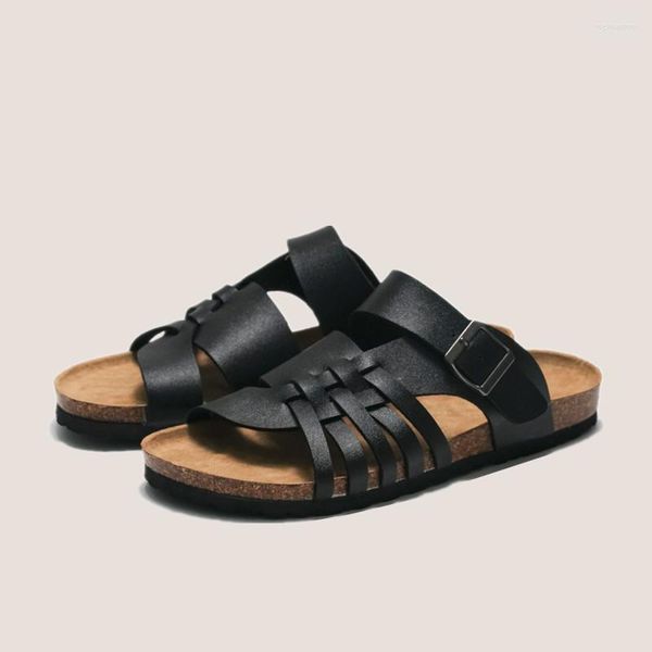 slippers cosmagic 2023 fashion men summer outside cork slipper casual beach non-slip cut-outs slip on slides shoe, Black
slippers cosmagic 2023 fashion men summer outside cork slipper casual beach non-slip cut-outs slip on slides shoe, Black