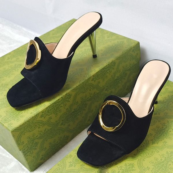 blondie ff mule slippers slides sandals heeled chunky block heels open-toe women's luxury designers motif leather outsole evening party, Black
blondie ff mule slippers slides sandals heeled chunky block heels open-toe women's luxury designers motif leather outsole evening party, Black