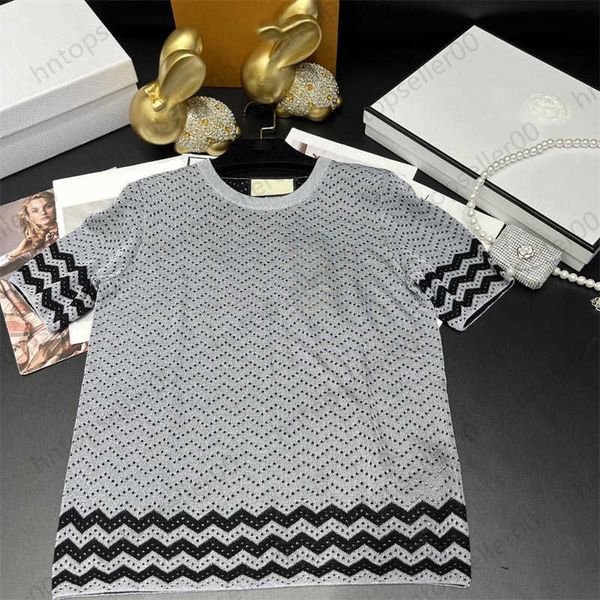 summer spring womens t-shirt designer female fashion luxury casual loose fitting hollowed out wavy edge striped printed knitted round neck s, White
summer spring womens t-shirt designer female fashion luxury casual loose fitting hollowed out wavy edge striped printed knitted round neck s, White