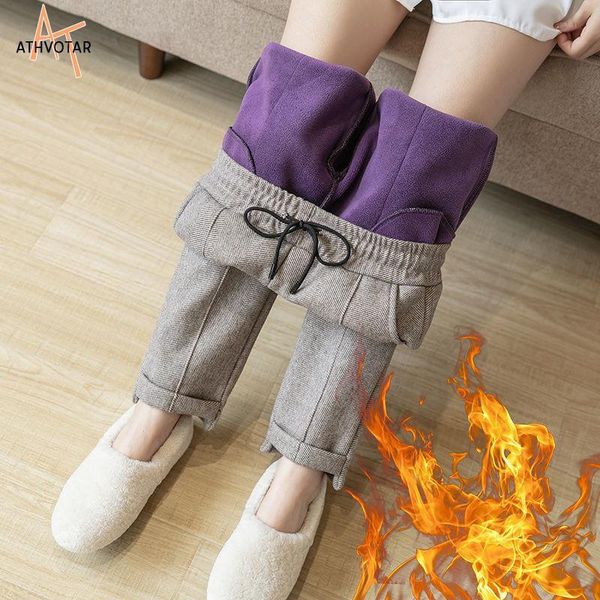 capris athvotar winter warm pants korean casual harlan pants high waisted carrot trousers velvet thick pants ing, Black;white
capris athvotar winter warm pants korean casual harlan pants high waisted carrot trousers velvet thick pants ing, Black;white