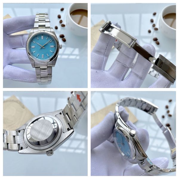 

High quality men's watch 41mm/36mm women's 904L stainless steel strap blue dial luxury watch luminous sapphire mirror waterproof watch montre de luxe jason 007
