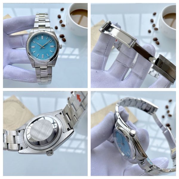 High quality men's watch 41mm/36mm women's 904L stainless steel strap blue dial luxury watch luminous sapphire mirror waterproof watch montre de luxe jason 007
High quality men's watch 41mm/36mm women's 904L stainless steel strap blue dial luxury watch luminous sapphire mirror waterproof watch montre de luxe jason 007