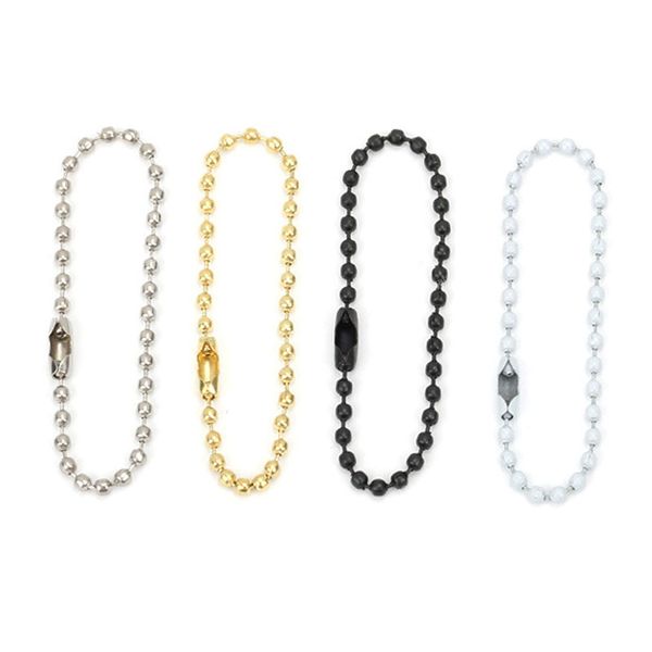 20/50pcs gold/white round ball bead chains 12cm 15cm length dog tag bulk chains with connector for diy pendant jewelry findings jewelry maki, Blue;slivery
20/50pcs gold/white round ball bead chains 12cm 15cm length dog tag bulk chains with connector for diy pendant jewelry findings jewelry maki, Blue;slivery
