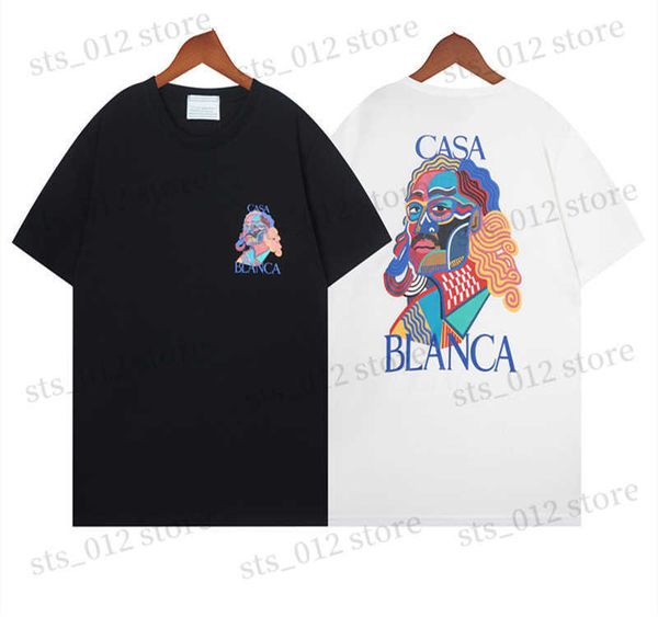 men's t-shirts designer mens casablanc t shirt summer style embroidery with letters printing loose tees trend short sleeve casual shirt, White;black
men's t-shirts designer mens casablanc t shirt summer style embroidery with letters printing loose tees trend short sleeve casual shirt, White;black