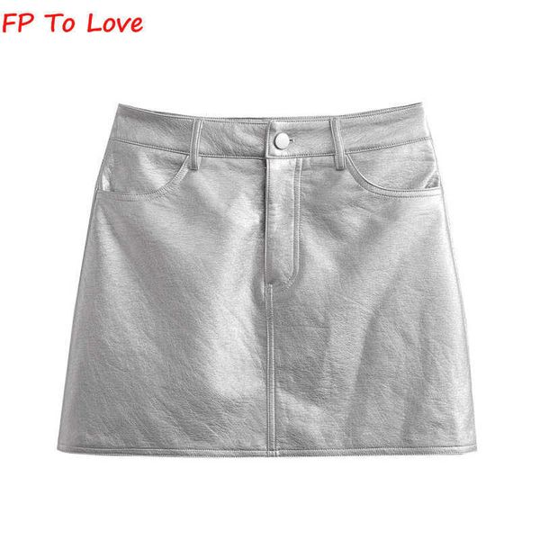 skirts fp para amar francs prata pu mini saias metlico cintura alta hip saia chique retro curto a linha de metal j230417, Black
skirts fp para amar francs prata pu mini saias metlico cintura alta hip saia chique retro curto a linha de metal j230417, Black