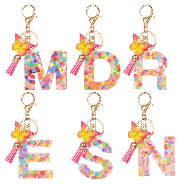 acrylic butterfly letter keychains english alphabet crystal women key chains ring tassels keyring holder pendent gift accessory fashion jewe, Silver
acrylic butterfly letter keychains english alphabet crystal women key chains ring tassels keyring holder pendent gift accessory fashion jewe, Silver