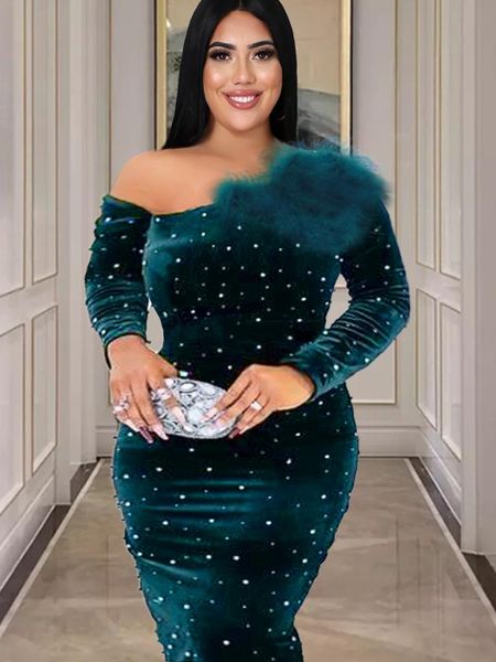 dresses cocktail party dresses plus size 4xl dark green women cold shoulder long sleeve bodycon sequins velvet gowns outfits christmas, Black
dresses cocktail party dresses plus size 4xl dark green women cold shoulder long sleeve bodycon sequins velvet gowns outfits christmas, Black
