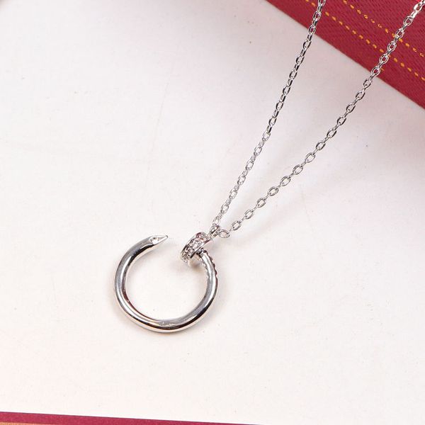 designers necklace luxurys jewelry diamond ring pendant nails design necklaces elegant versatile trendy style christmas valentine day jewelr, Silver
designers necklace luxurys jewelry diamond ring pendant nails design necklaces elegant versatile trendy style christmas valentine day jewelr, Silver
