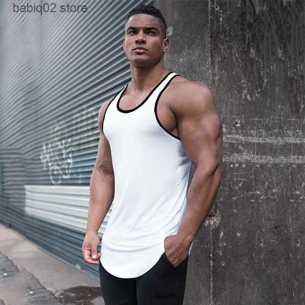 men' tank summer gym clothing men bodybuilding and fitness stringer tank fashion sports vest muscle sleeveless shirt workout singlets, White;black
men' tank summer gym clothing men bodybuilding and fitness stringer tank fashion sports vest muscle sleeveless shirt workout singlets, White;black