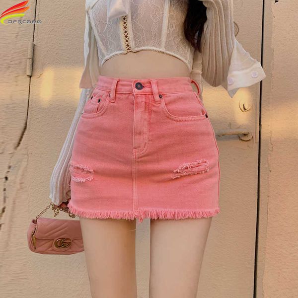 skirts dfrcaeg 2022 summer pink denim skirt women high waist mini jeans with lining korean style a line hole tassel new jupe femme j230417, Black
skirts dfrcaeg 2022 summer pink denim skirt women high waist mini jeans with lining korean style a line hole tassel new jupe femme j230417, Black
