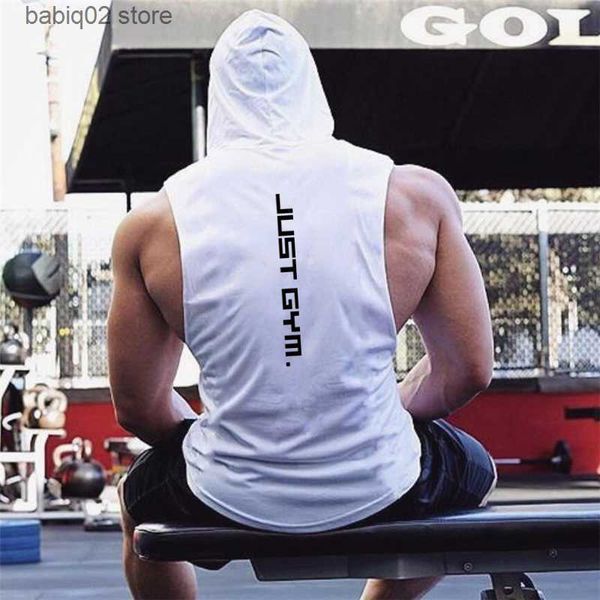 men' tank new fashion cotton sleeveless shirts gym hoodies tank men fitness shirt bodybuilding singlet workout vest men t230417, White;black
men' tank new fashion cotton sleeveless shirts gym hoodies tank men fitness shirt bodybuilding singlet workout vest men t230417, White;black