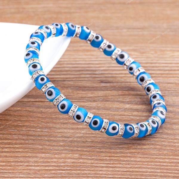 lucky evil eye handmade elastic rope bracelets glass beads and 6mm crystal 8 colors fine party adjustable jewelry fashion jewelrybracelets f, Black
lucky evil eye handmade elastic rope bracelets glass beads and 6mm crystal 8 colors fine party adjustable jewelry fashion jewelrybracelets f, Black