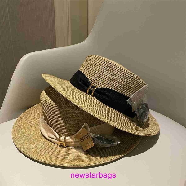 original edition designer hermsie hat for sale spring and summer new hbutton simple flat brim women's sun protection shade beach straw, Blue;gray
original edition designer hermsie hat for sale spring and summer new hbutton simple flat brim women's sun protection shade beach straw, Blue;gray