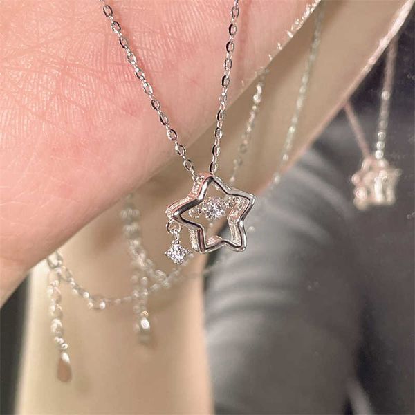 pendant necklaces fashion shine crystal star pendants necklace for girl women chains personality aesthetic design necklaces y2k jewelry 2023, Silver
pendant necklaces fashion shine crystal star pendants necklace for girl women chains personality aesthetic design necklaces y2k jewelry 2023, Silver