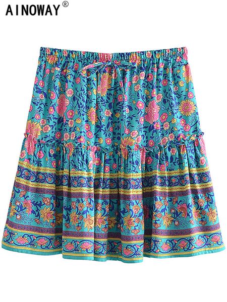 skirts vintage chic summer hippie women green floral printed ruffles beach skirt bohemian bottoms lady rayon boho mini skirts oversize 23041, Black
skirts vintage chic summer hippie women green floral printed ruffles beach skirt bohemian bottoms lady rayon boho mini skirts oversize 23041, Black