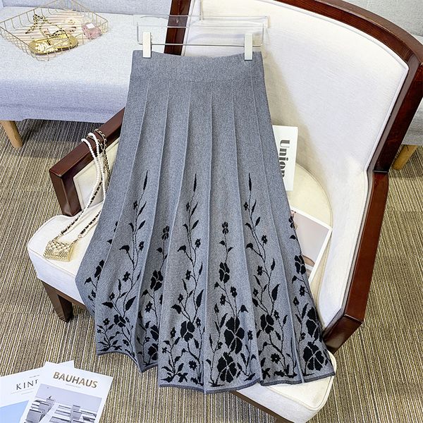 skirts floral knitted long pleated elegant high-waisted women's spring autumn winter skirts korean style fashion harajuku clothes 23041, Black
skirts floral knitted long pleated elegant high-waisted women's spring autumn winter skirts korean style fashion harajuku clothes 23041, Black