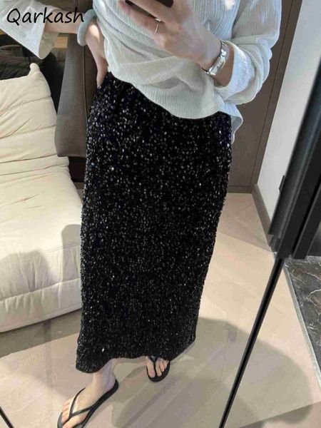 skirts skirt autumn high waist midi sequined elegant korean fashion back slit aline loose casual simple allmatch faldas largas 230417, Black
skirts skirt autumn high waist midi sequined elegant korean fashion back slit aline loose casual simple allmatch faldas largas 230417, Black