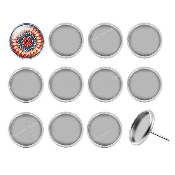 50pcs/lot stainless steel blank earring base setting 10mm 12mm 14mm 16mm cabochon stud earrings jewelry making diy findings jewelry makingje, Blue;slivery
50pcs/lot stainless steel blank earring base setting 10mm 12mm 14mm 16mm cabochon stud earrings jewelry making diy findings jewelry makingje, Blue;slivery