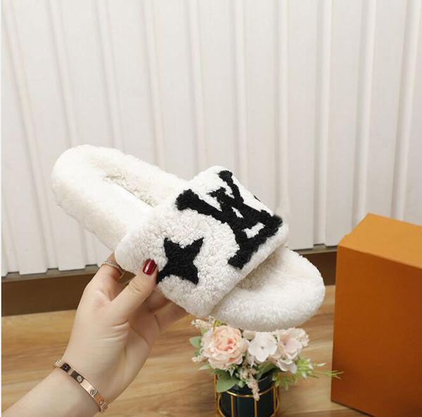 designer luxury womens slippers ladies winter wool slides fur fluffy furry warm luxurious letters sandals comfortable fuzzy girl flip flop s, Black
designer luxury womens slippers ladies winter wool slides fur fluffy furry warm luxurious letters sandals comfortable fuzzy girl flip flop s, Black