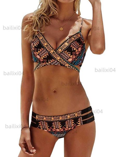 women's swimwear 2022 bandage aztec biquini string strappy swim wear bathing suit swimsuit beachwear swimwear women brazilian bikini t2, White;black
women's swimwear 2022 bandage aztec biquini string strappy swim wear bathing suit swimsuit beachwear swimwear women brazilian bikini t2, White;black