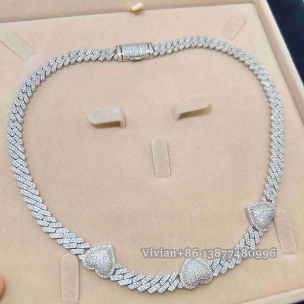 8mm women fashion necklace fine jewelry silver 925 vvs moissanite hip hop iced out jewelry cuban link chain
8mm women fashion necklace fine jewelry silver 925 vvs moissanite hip hop iced out jewelry cuban link chain