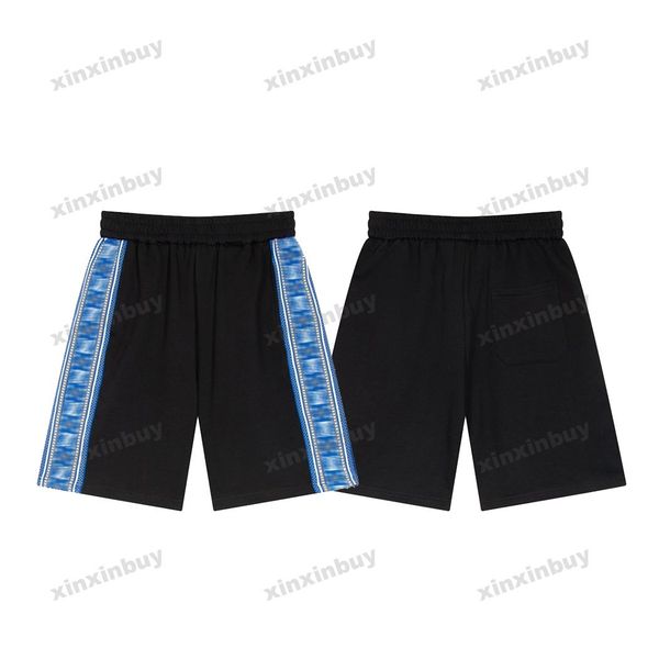 xinxinbuy men women designer shorts pant side ribbon panelled spring summer brown white black blue s-xl
xinxinbuy men women designer shorts pant side ribbon panelled spring summer brown white black blue s-xl