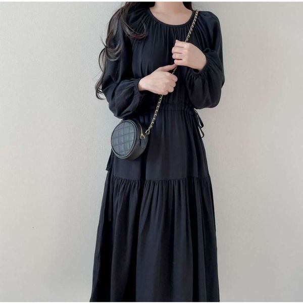 2023 Japanese And Korean Fashion Casual Autumn Pullover Gentle Casual Round Neck Pleated Feeling Drawstring Waist Long Dress, Apricot color
2023 Japanese And Korean Fashion Casual Autumn Pullover Gentle Casual Round Neck Pleated Feeling Drawstring Waist Long Dress, Apricot color