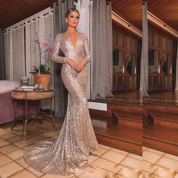 plus size sequined mermaid backless gold evening dresses long sleeve formal evening gown pageant runway fashion wear, Black;red
plus size sequined mermaid backless gold evening dresses long sleeve formal evening gown pageant runway fashion wear, Black;red
