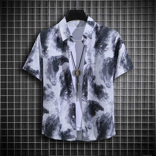 men's casual shirts summer haiian men's cotton short sleeve buttoned floral shirt oversized casual social plant vetements streetwe, White;black
men's casual shirts summer haiian men's cotton short sleeve buttoned floral shirt oversized casual social plant vetements streetwe, White;black