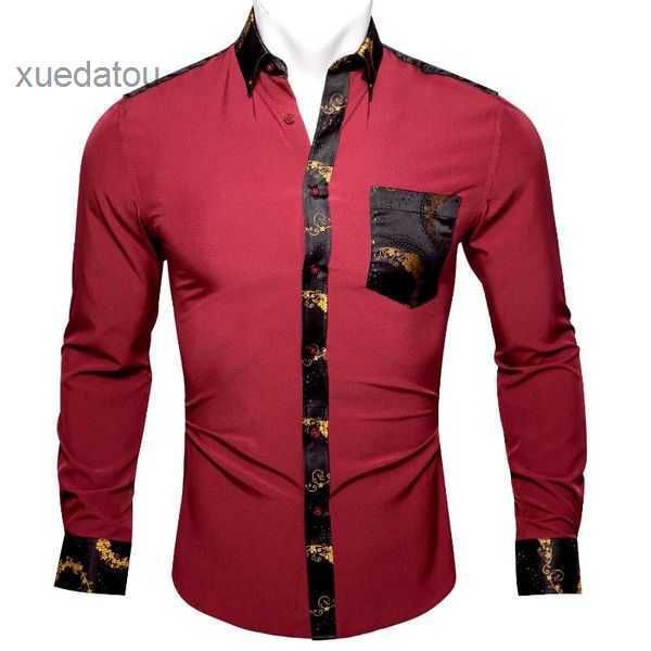 dress shirts barry.wang black men's solid blue floral splicing men long sleeve casual soft for designer fit shirt bcy-0302 4 l8s8, White;black
dress shirts barry.wang black men's solid blue floral splicing men long sleeve casual soft for designer fit shirt bcy-0302 4 l8s8, White;black