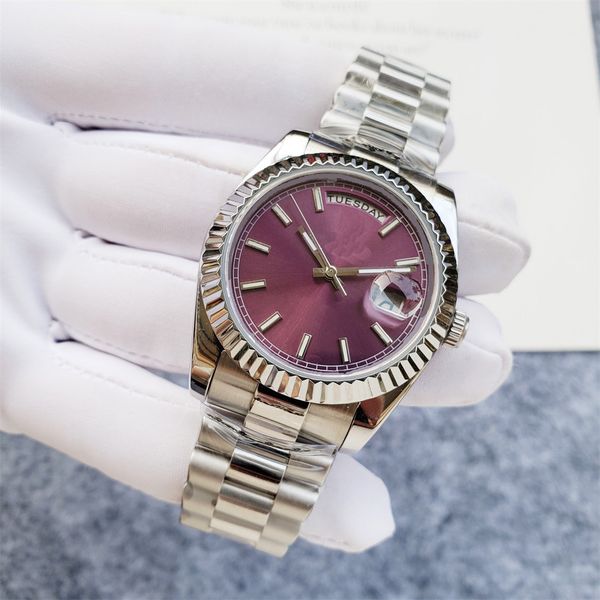 watch automatic mechanical womens watches 36mm silver wristband waterproof all stainless steel wristband fashion designer wristwatch a83, Slivery;brown
watch automatic mechanical womens watches 36mm silver wristband waterproof all stainless steel wristband fashion designer wristwatch a83, Slivery;brown