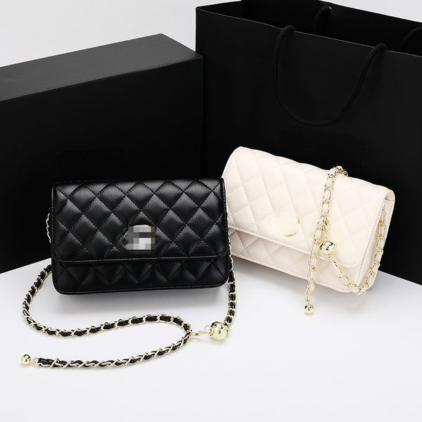 leather women's bag new fashion cowhide chain bag shoulder cross-body bag