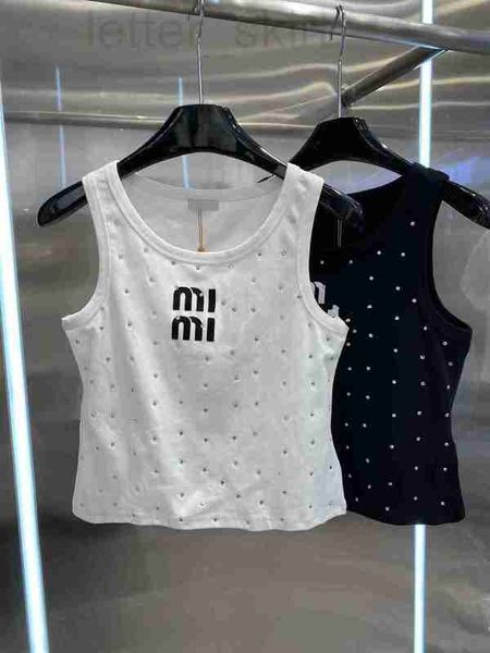 women's tanks & camis designer netizen with the same 23ss summer new heavy industry diamond inlaid letter vest, elastic and slimming,ea, White
women's tanks & camis designer netizen with the same 23ss summer new heavy industry diamond inlaid letter vest, elastic and slimming,ea, White