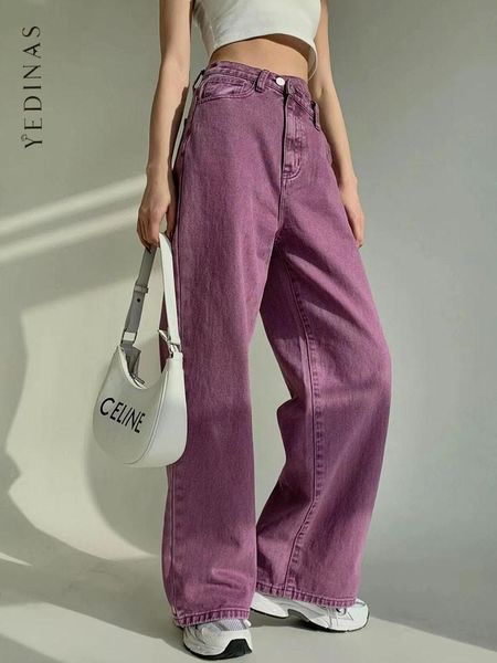 jeans yedinas streetwear purple high waist jeans woman 2022 korean fashion irregular waist design mom jeans boyfriend wide leg pants, Blue
jeans yedinas streetwear purple high waist jeans woman 2022 korean fashion irregular waist design mom jeans boyfriend wide leg pants, Blue