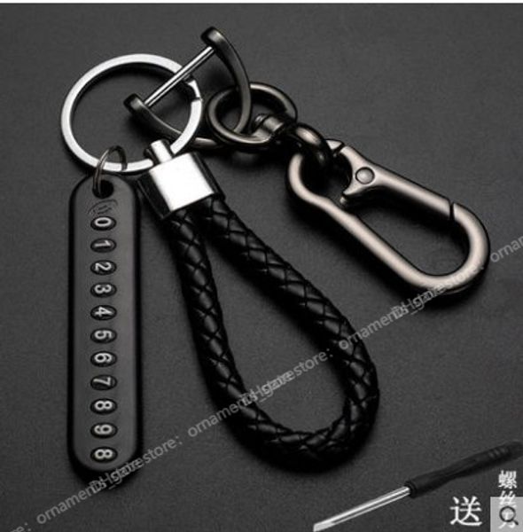 new anti-lost car keychain woven number plate mobile phone number key chain gift jewelry k4209 fashion jewelrykey chains jewelry accessories, Silver
new anti-lost car keychain woven number plate mobile phone number key chain gift jewelry k4209 fashion jewelrykey chains jewelry accessories, Silver
