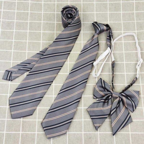 japanese jk gray gold striped hand tie pointed bow matching shirt uniform, Black;blue
japanese jk gray gold striped hand tie pointed bow matching shirt uniform, Black;blue