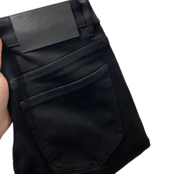 men's jeans spring summer thin denim slim fit european american high-end brand small straight pants jh6065-7, Blue
men's jeans spring summer thin denim slim fit european american high-end brand small straight pants jh6065-7, Blue