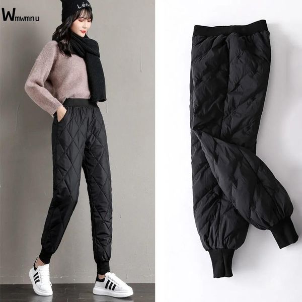 capris fashion black ultra light warm down cotton pant plus size banded winter pantalones casual stretch high waist snow pants women, Black;white
capris fashion black ultra light warm down cotton pant plus size banded winter pantalones casual stretch high waist snow pants women, Black;white